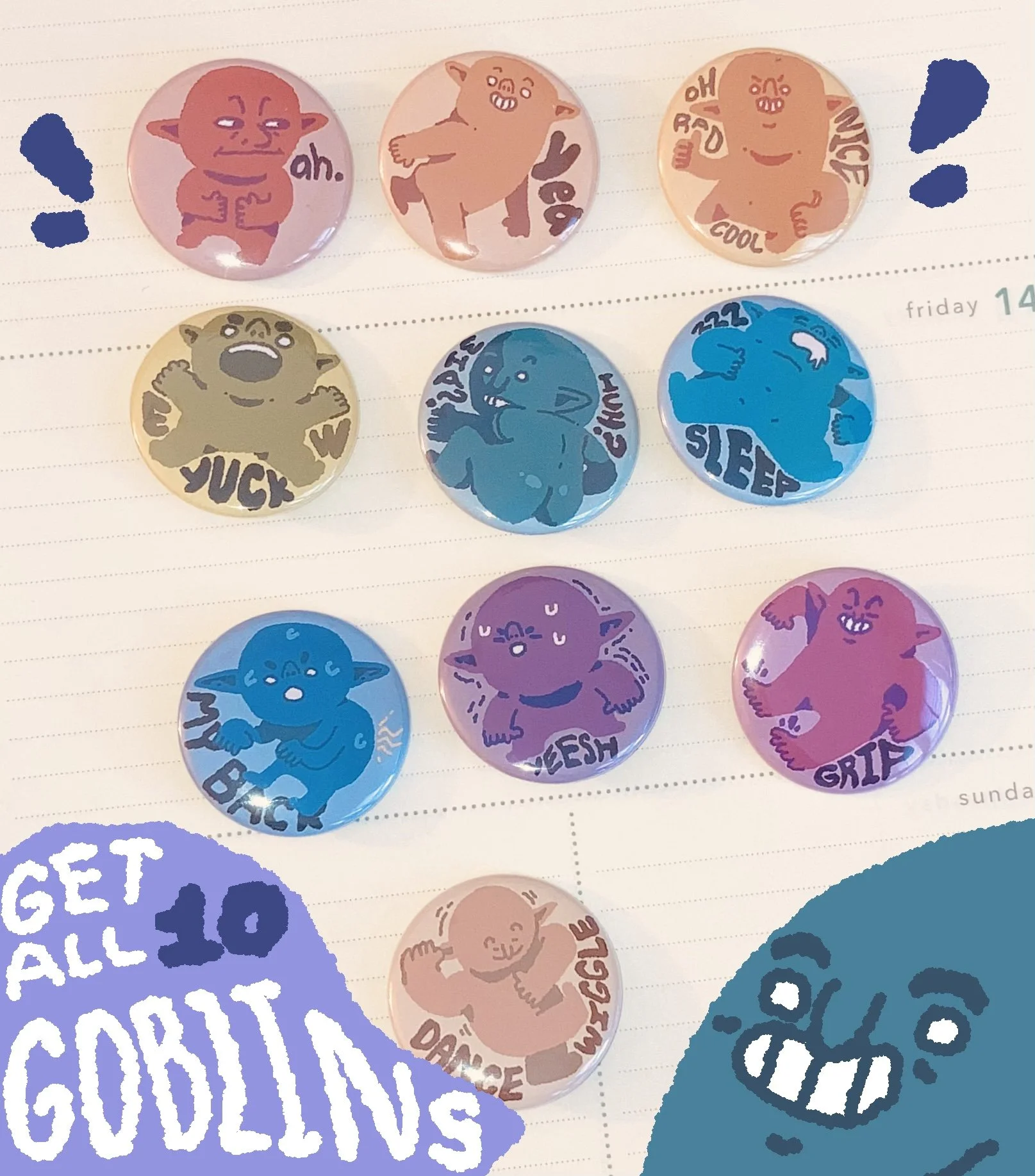 Goblin Buttons