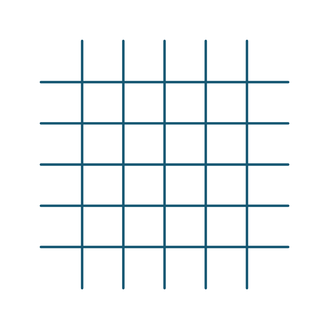 A 5x5 grid