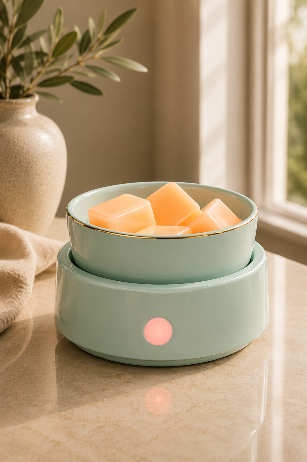 4 in 1 Wax Melt Warmer - Green