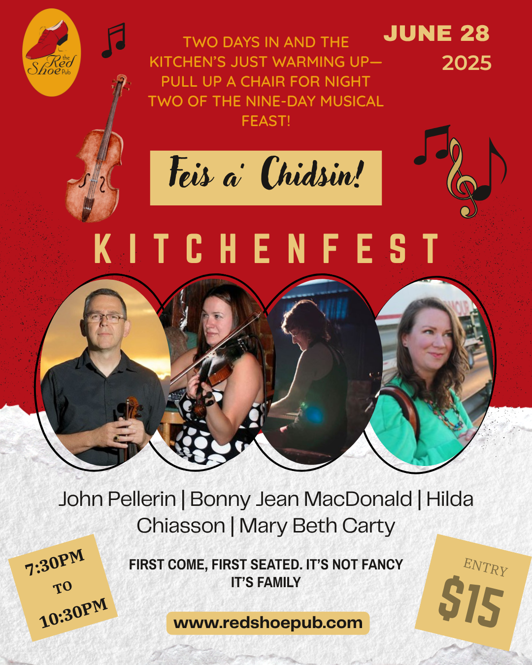 KitchenFest – Day 2 | John Pellerin | Bonny Jean MacDonald | Hilda Chiasson | Mary Beth Carty