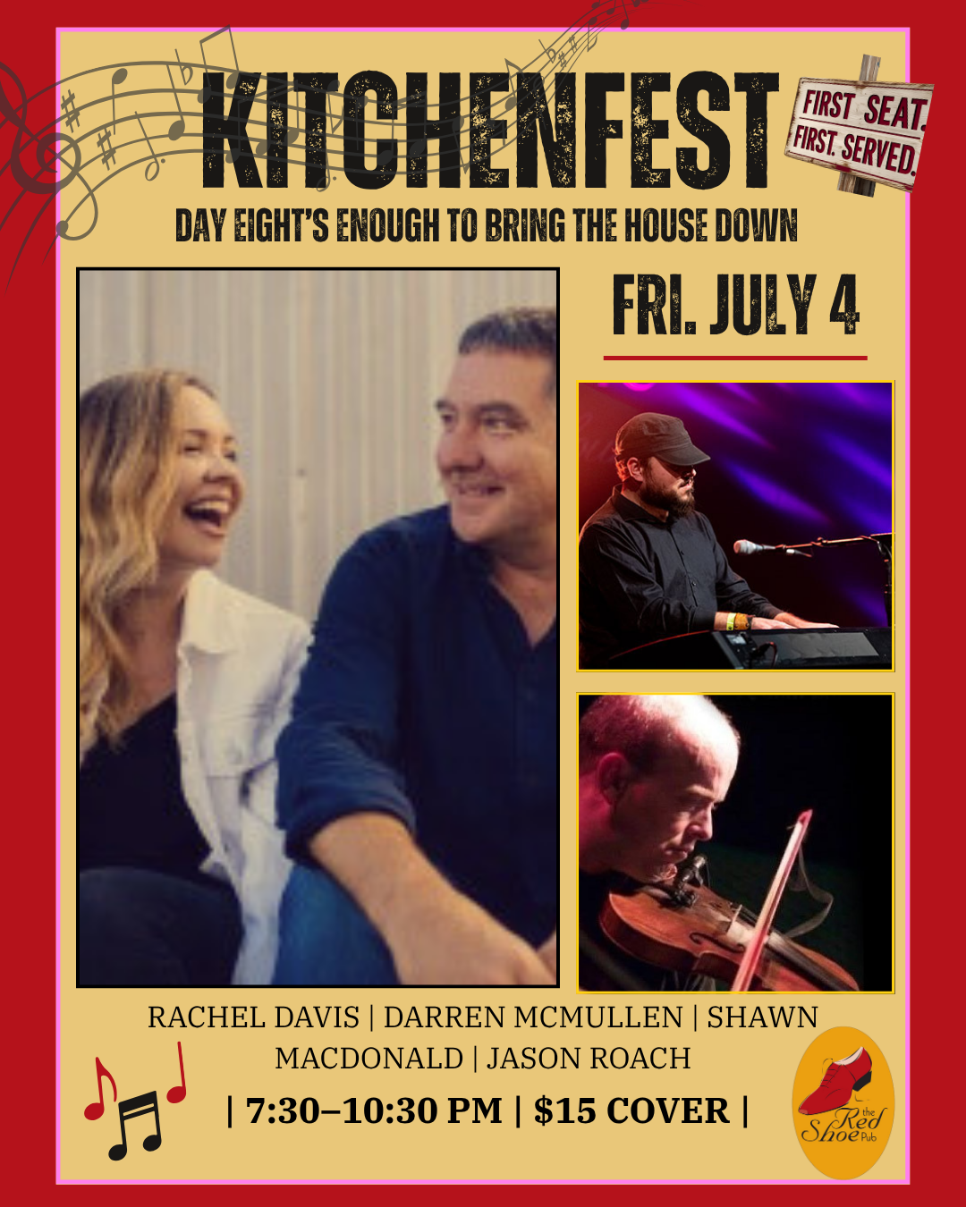 KitchenFest – Friday Night Fire with Rachel Davis | Darren McMullen | Shawn MacDonald | Jason Roach