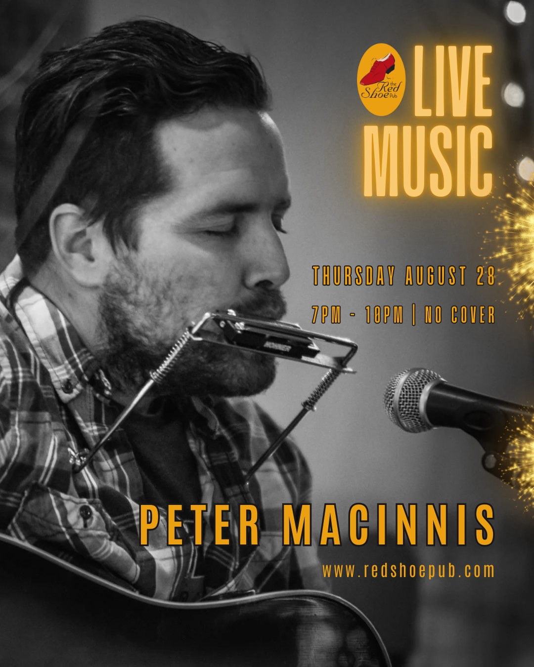 Steak Night Sounds with Peter MacInnis | 7–10 PM | No COVER