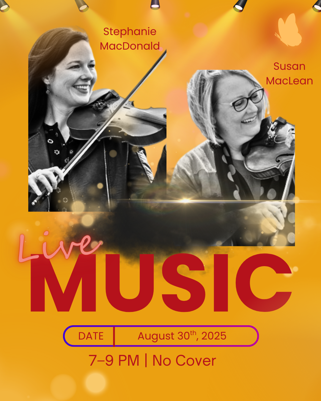 Saturday Session with Stephanie MacDonald & Susan MacLean | 7–9 PM | No cover