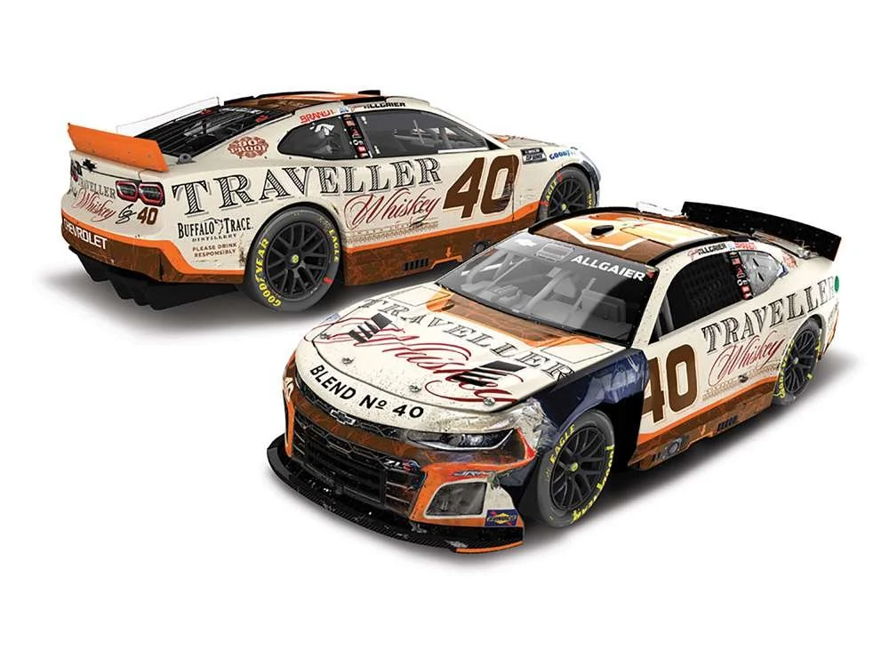 ($111.50) *Preorder* Justin Allgaier 2025 Traveller Whisky with Sound Base Race Version 1:24 Whisky Finish Nascar Diecast