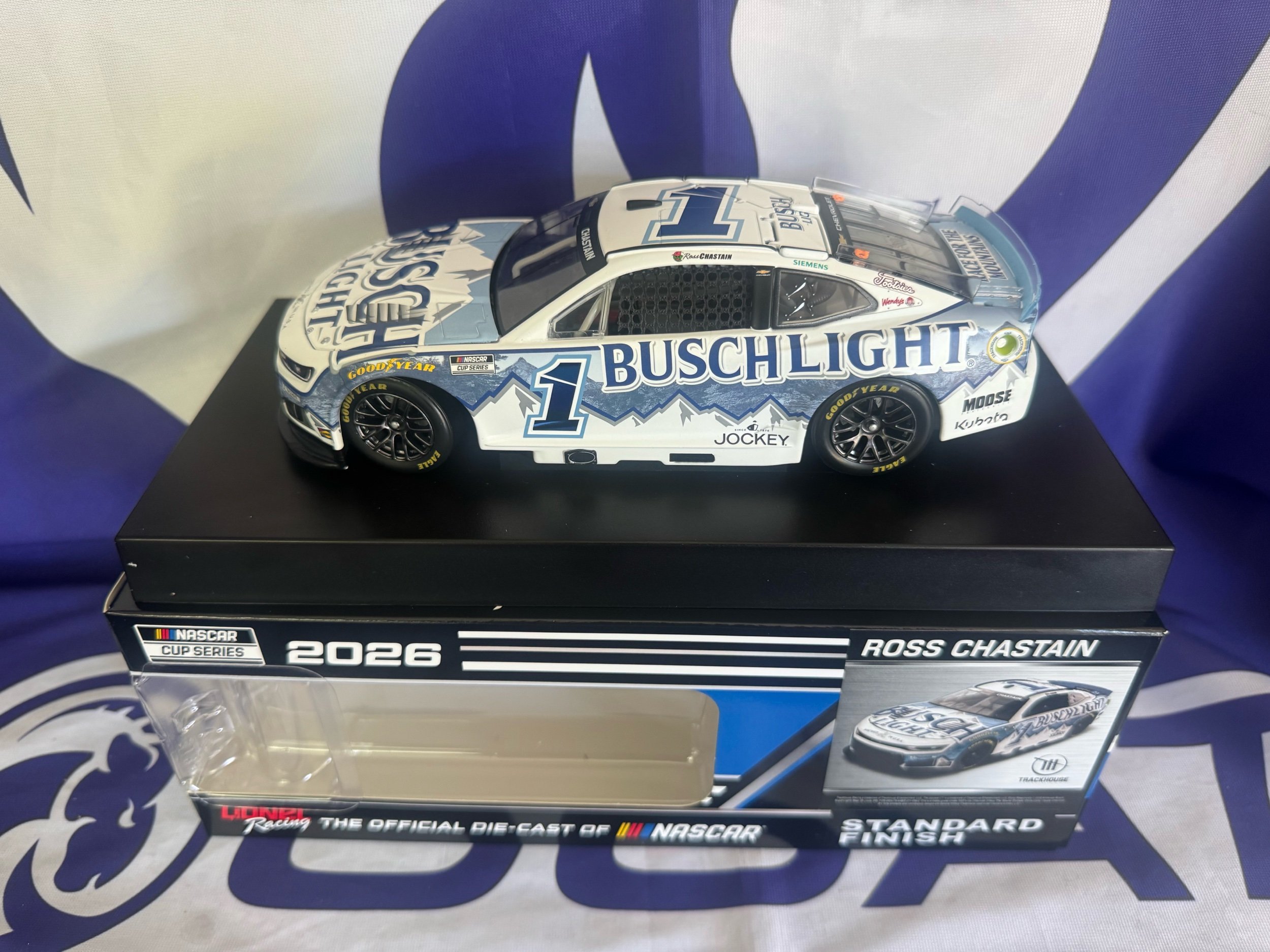 Ross Chastain 2026 Busch Light 1:24 Nascar Diecast - FOIL NUMBER DIECAST