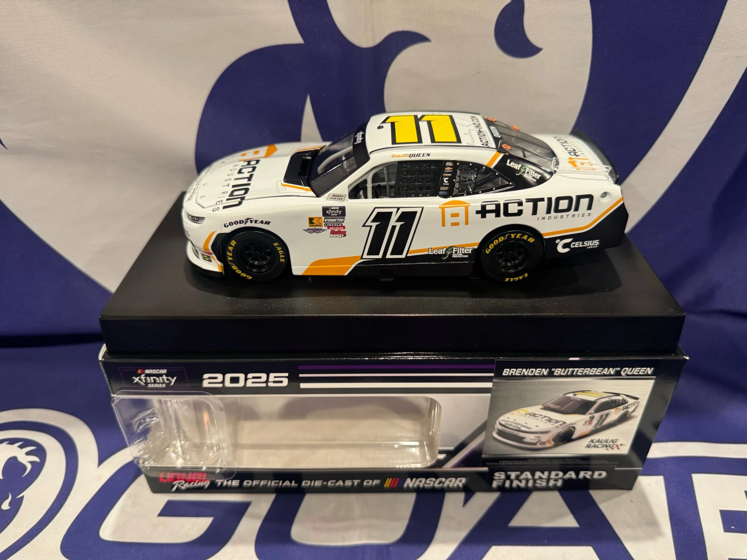 Brenden " Butterbean" Queen 2025 Action Industries 1:24 Xfinity Diecast
