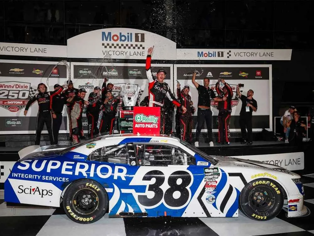 ($80.00) *Preorder* Ryan Sieg 2026 Superior Integrity Services Daytona 8/28/26 Race Win 1:24 Nascar Diecast - O'Reilly Auto Parts Series