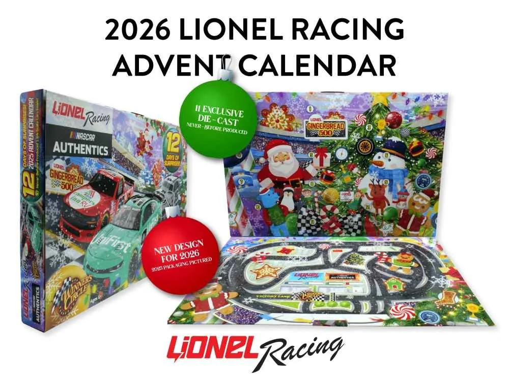 ($69.99) *Preorder* 2026 Lionel Racing Advent Calendar w/ 12 1:64 Nascar Diecast