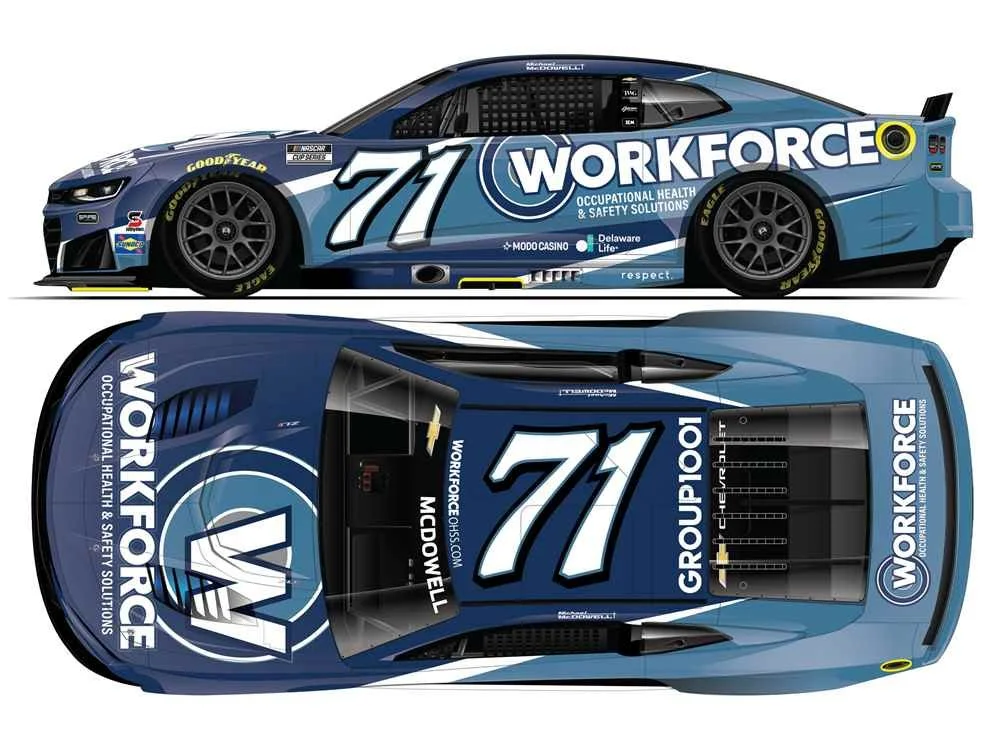 ($84.95) *Preorder* Michael McDowell 2026 Workforce 1:24 Galaxy Color Nascar Diecast