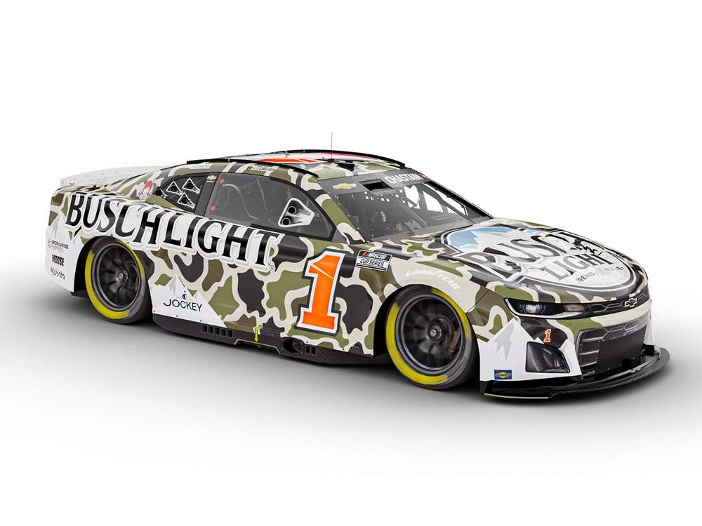 ($105.00) *Preorder* Ross Chastain Autographed 2024 Busch Light Camo 1:24 Nascar Diecast