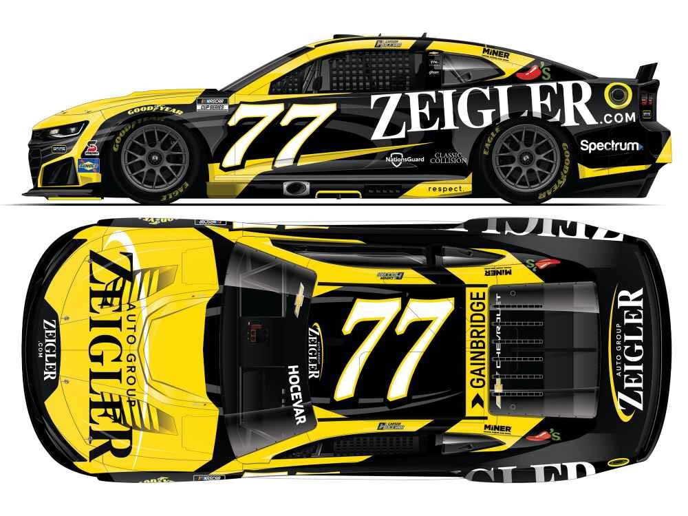 ($89.95) *Preorder* Carson Hocevar 2026 Zeigler Auto Group 1:24 Color Chrome Nascar Diecast