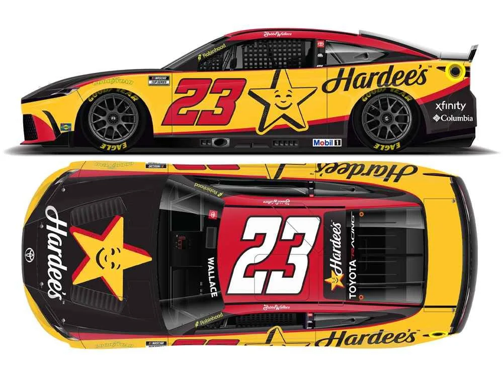 ($84.95) *Preorder* Bubba Wallace 2026 Hardee's 1:24 Liquid Color Nascar Diecast