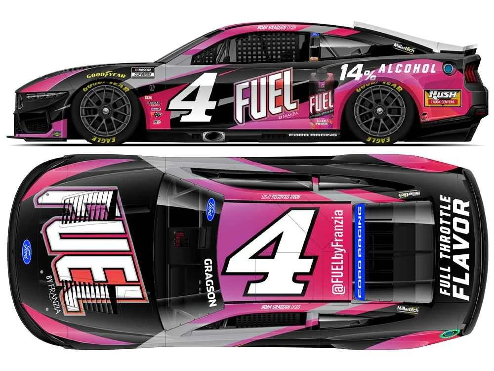 ($84.95)*Preorder* Noah Gragson 2026 Fuel By Franzia 1:24 Flash Coat Color Nascar Diecast