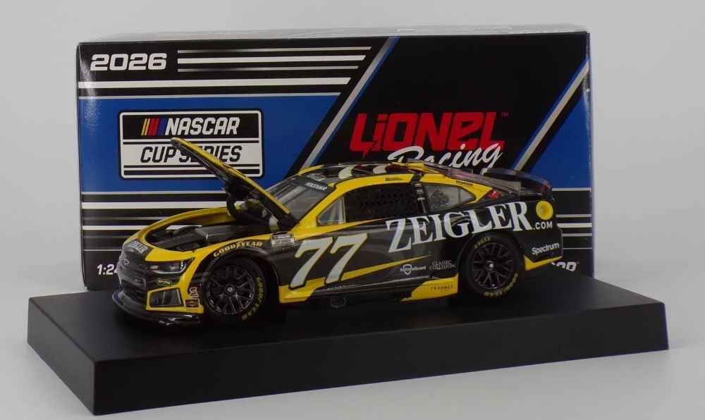 (TOM ERVIN PRE ORDER) Carson Hocevar 2026 Zeigler Auto Group 1:24 Nascar Diecast