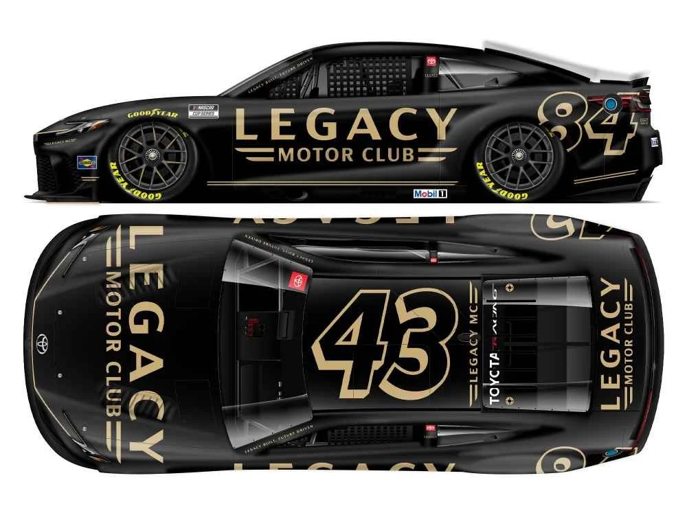 ($130.00) *Preorder* Legacy Motor Club 2026 Test Car 1:24 Elite Nascar Diecast