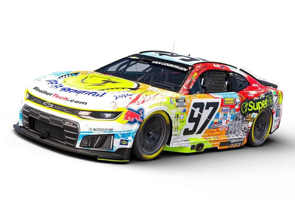 ($79.95) *Preorder* Shane Van Gisbergen 2026 Superfile x Mr. Brainwash 1:24 Nascar Diecast