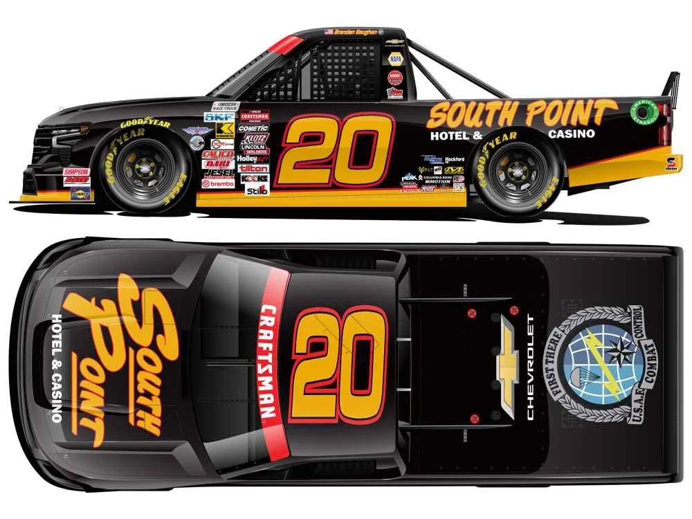 ($67.00) *Preorder* Brendan Gaughan 2026 South Point Casino 1:24 Nascar Diecast - Truck Series