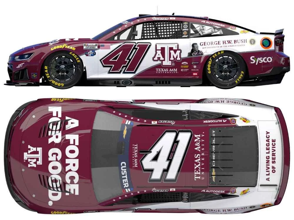 ($105.30) *Preorder* Cole Custer Autographed 2026 Texas A&M 1:24 Nascar Diecast