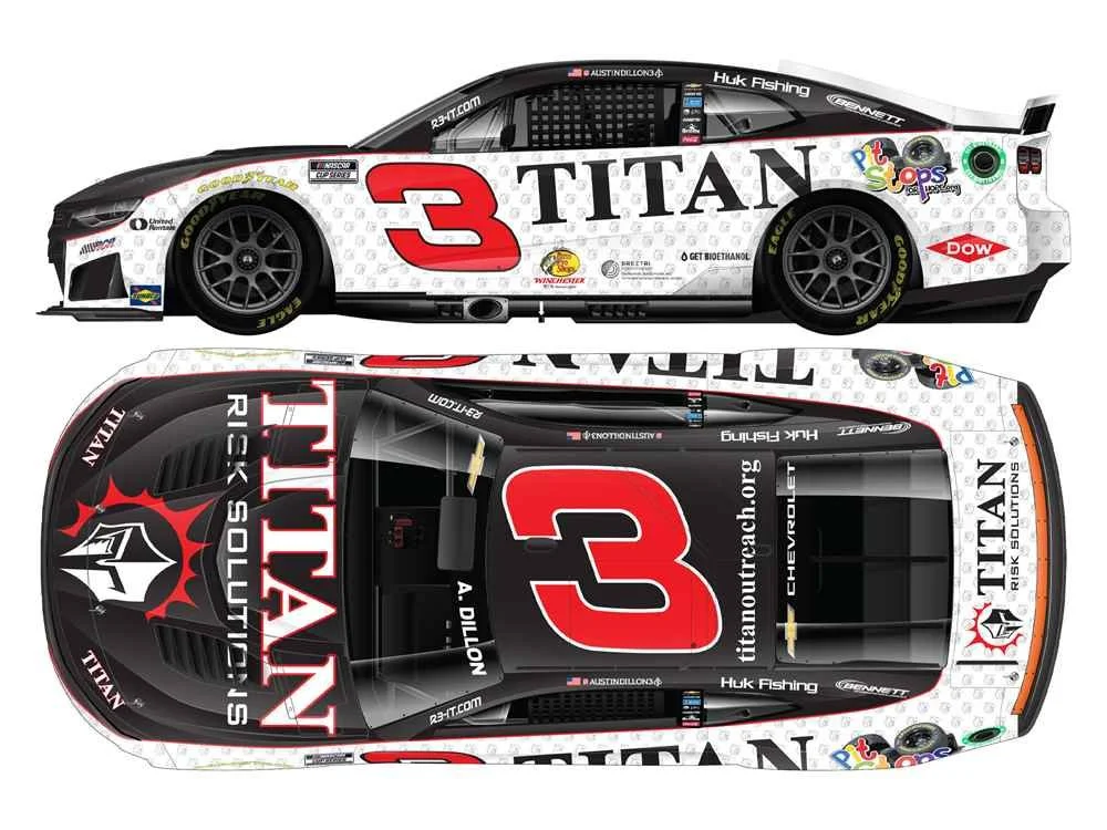 ($84.95) *Preorder* Austin Dillon 2026 Titan Risk Solutions 1:24 Galaxy Color Nascar Diecast