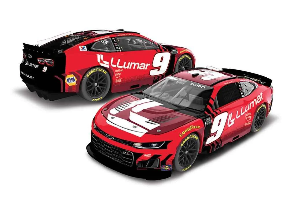 ($89.95) *Preorder* Chase Elliott 2026 Llumar 1:24 Nascar Diecast 1:24 Raw Nascar Diecast