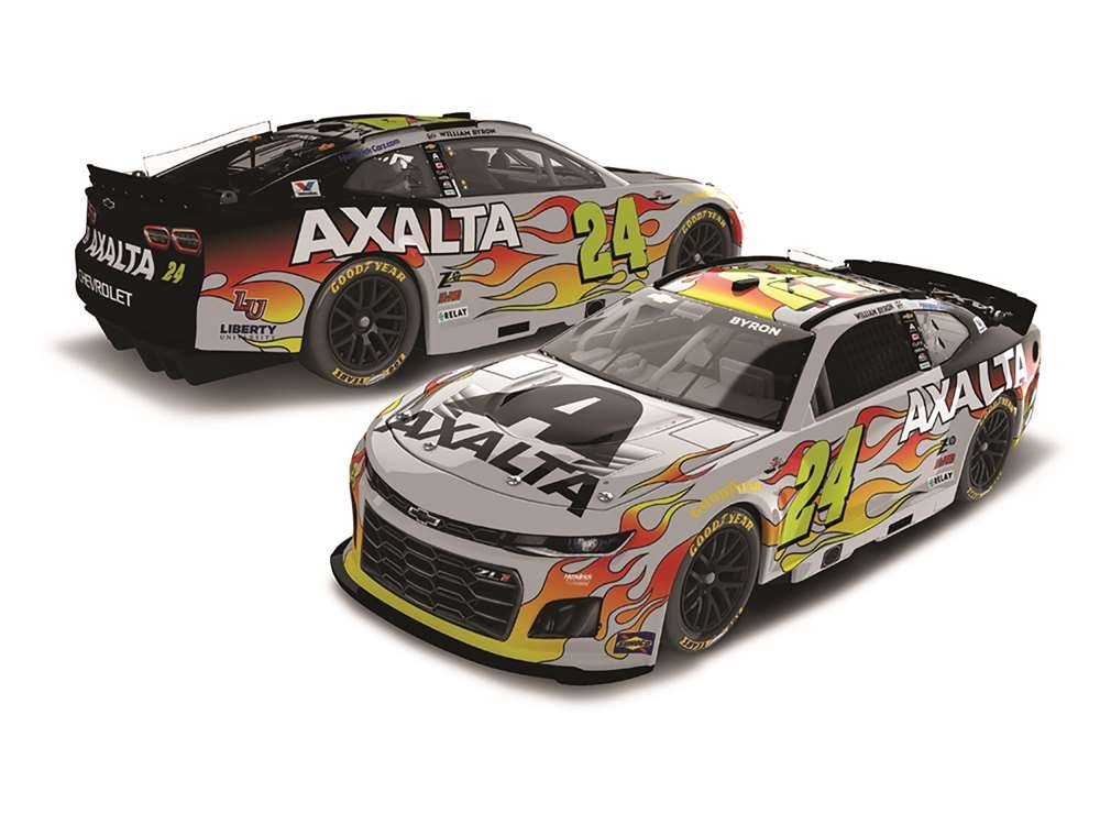 ($115.00) *Preorder* William Byron 2025 Axalta Throwback 1:24 Elite Nascar Diecast