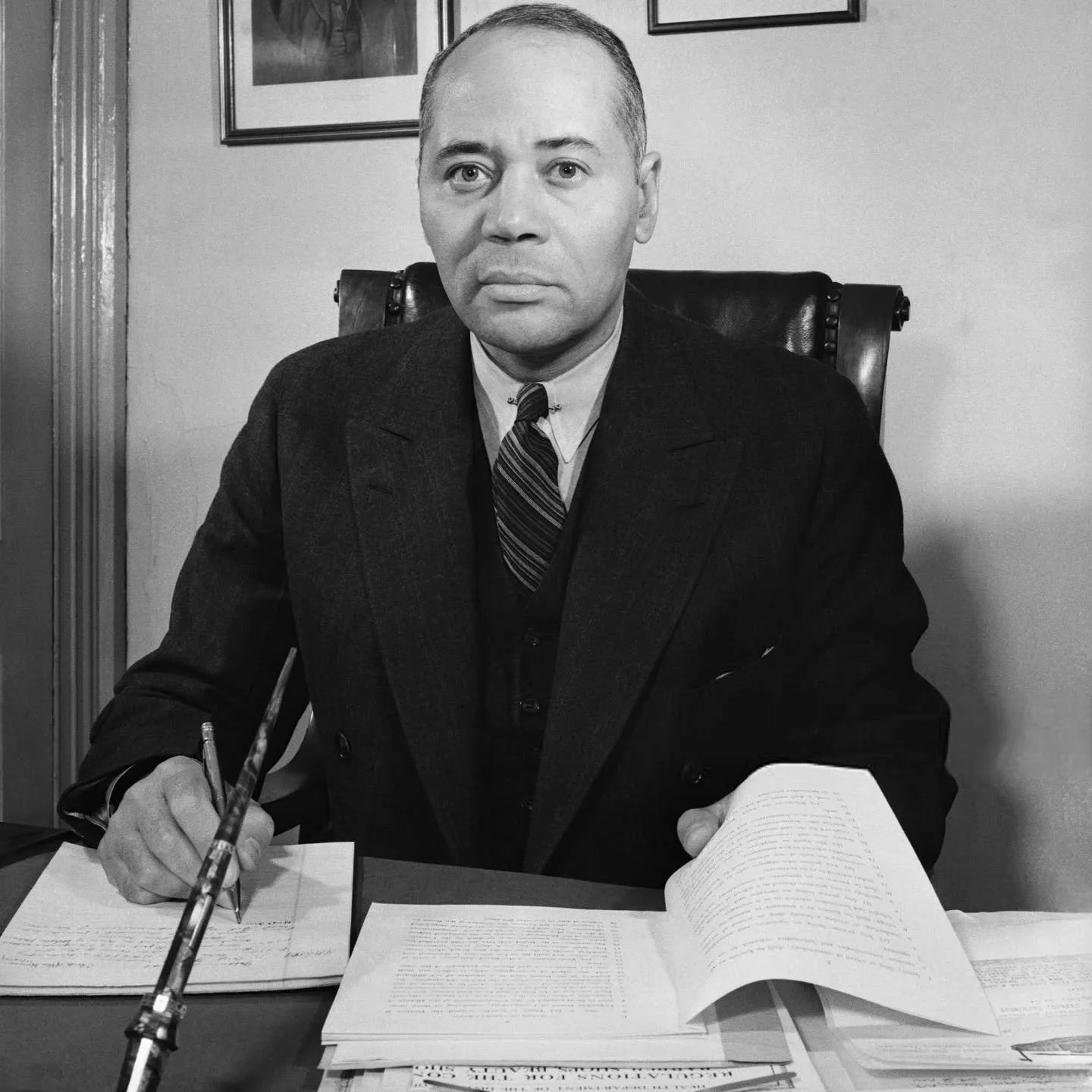 On this day in 1895, civil rights pioneer and attorney Charles Hamilton Houston was born in Washington D.C.&nbsp;

In 1919, Houston enrolled at Harvard Law School. During his time at Harvard, he became the first Black student to be elected to the edi