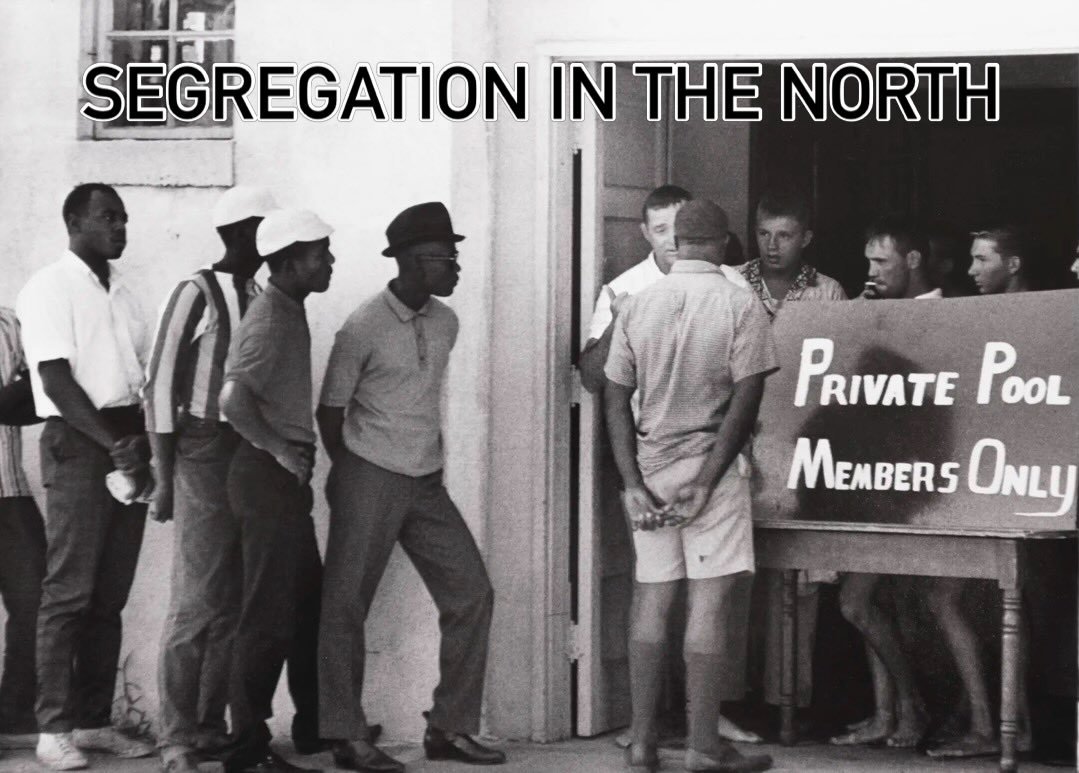 The Danny Lyons photo captures the pernicious nature of segregation in northern cities. Taken in Cairo, Illinois, the image show that instead of &ldquo;whites only&rdquo; signs, northern racists used &ldquo;members only&rdquo; or other seemingly inno