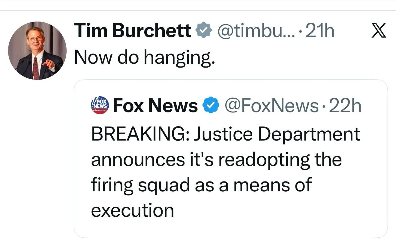A Tennessee representative has posted multiple comments about hanging. The history of lynching in this country is something that should not be summoned into the present. We hold power to rally people and vote out politicians who promote this type of 
