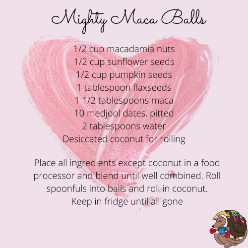 Maca Bliss Ball Recipe