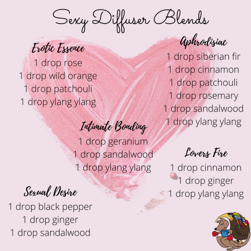 Diffuser blends to awaken desire