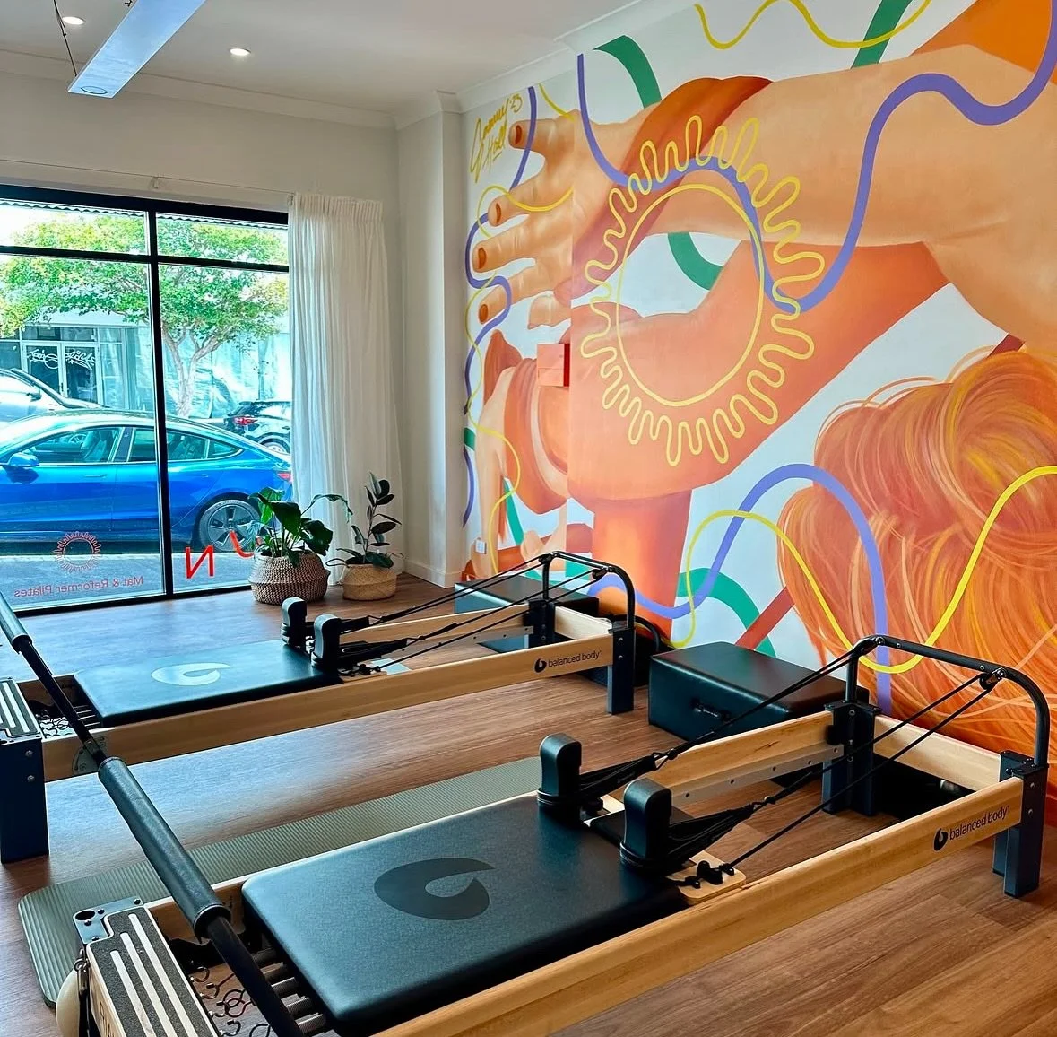 Your bright and happy place to workout 🌞✌️

#portkembla #localstudio #pilates #pilatesreformer