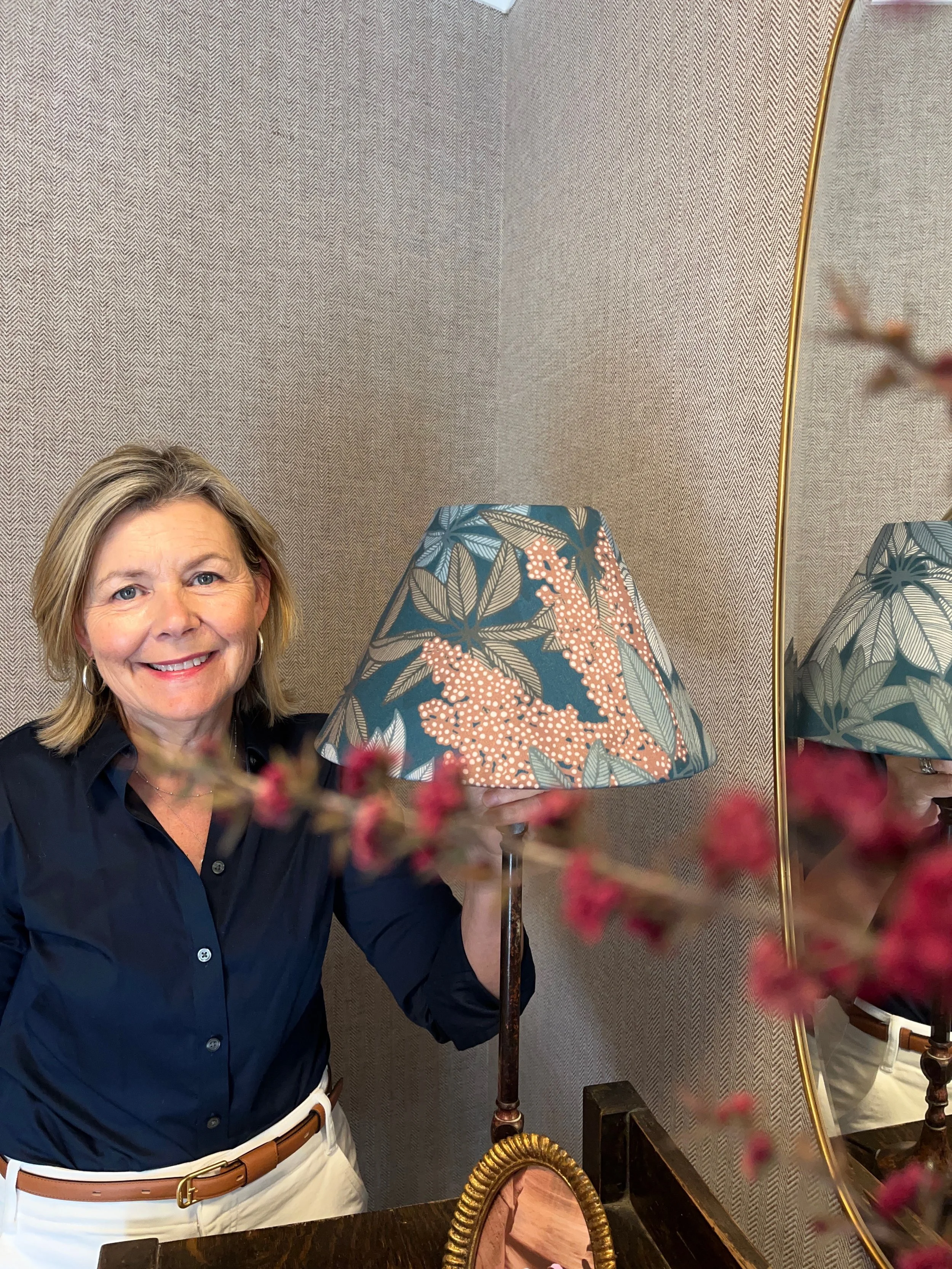 Interior Designer in Canberra showcasing Wallpaper in hallway