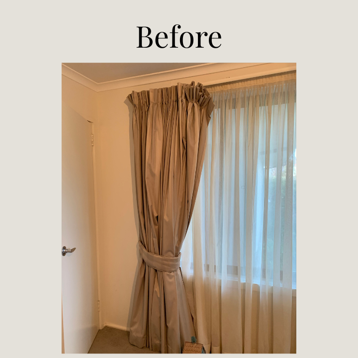 Before the bedroom renovation Hughes ACT