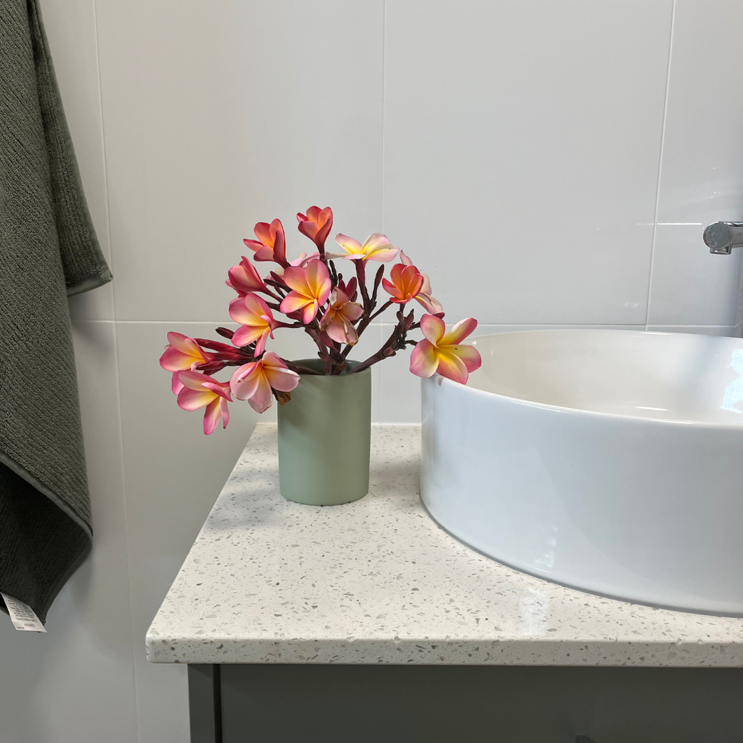 Custom vanity and Polytec cabinetry LN Interiors