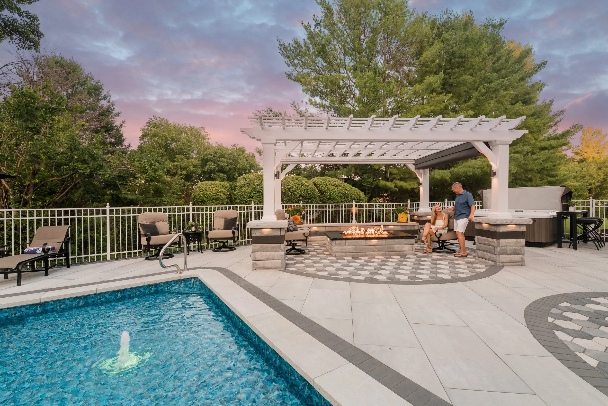 How Outdoor Living in Northern Illinois Turns the Backyard Into the Room the Family Uses Most
