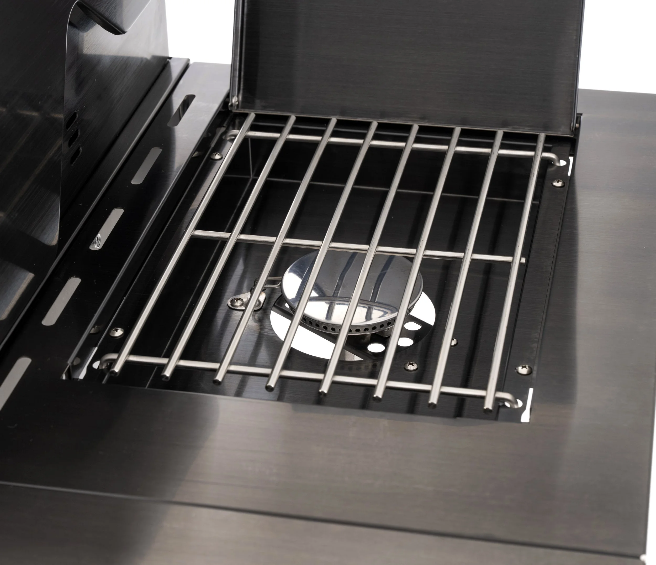 Additional side burner cooking option