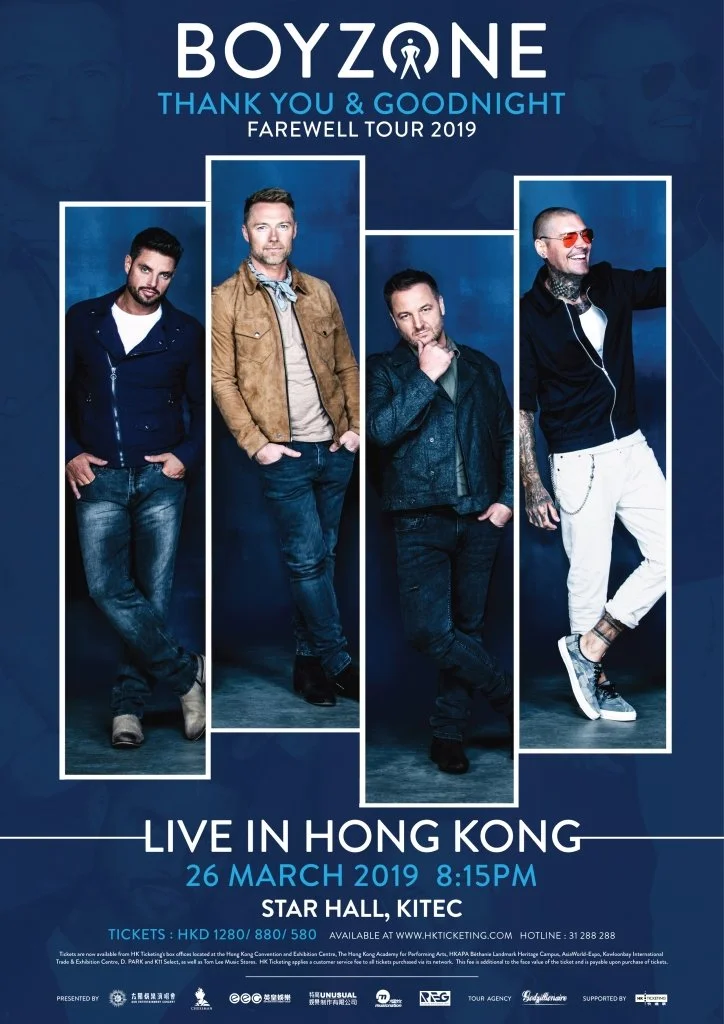 BOYZONE《Thank You & Goodnight Farewell Tour 2019》