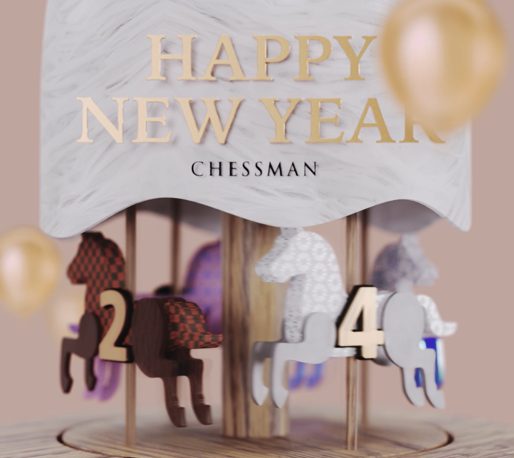 Chessman祝大家2024年Happy New Year!