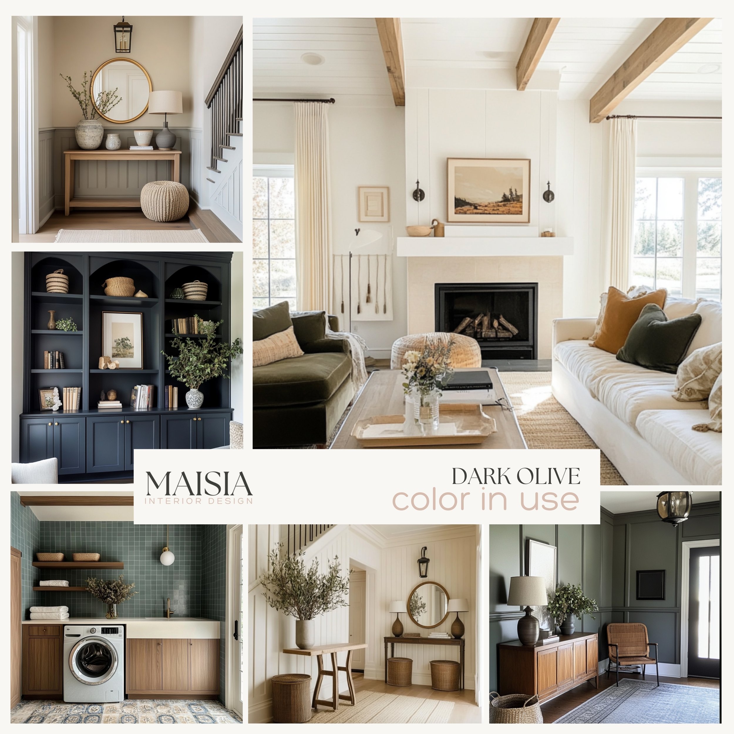 Dark Olive Benjamin Moore Color Palette