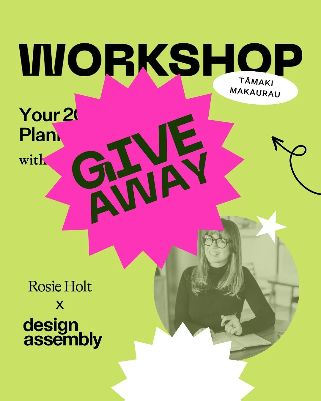 💥🙋🏼‍♀️ GIVEAWAY TIME 💖🎁
WIN A TICKET to our workshop on Friday November 14th.
Excited? Knew it!
💥To get in the draw to WIN, all you’ve gotta do is:
1️⃣Follow @rosie.coaches
2️⃣Follow @dsgnassemblynz 
3️⃣ Tag your creative business