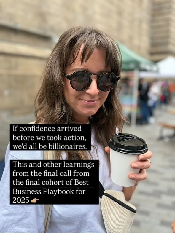 Today  was our final Best Business Playbook call of the year and there were
Some happy tears.
Some sad tears.
Some &lsquo;I&rsquo;m not crying, you&rsquo;re crying &rsquo; tears.
and there were moments like these.
I finally took the first step, and i
