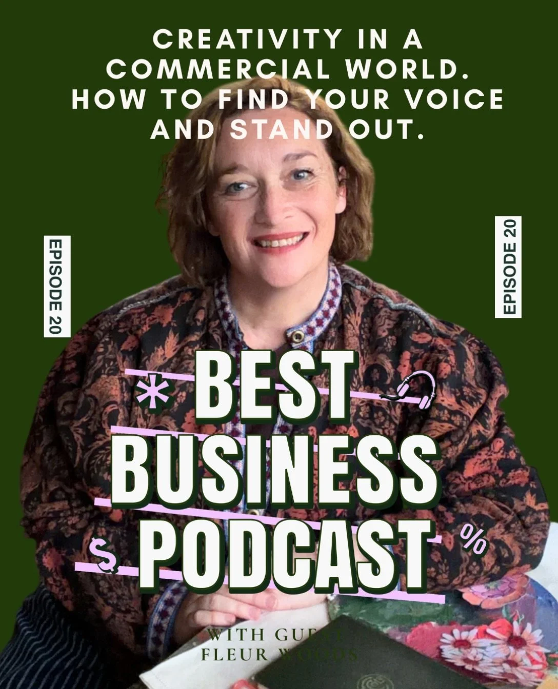 Ever felt the struggle between being creative and needing to be commercial?
 
This week I&rsquo;m joined by the wonderful Fleur Woods: Contemporary fibre artist, author and all-round wonderful woman.
 
Fleur is one of those unicorns who blends creati