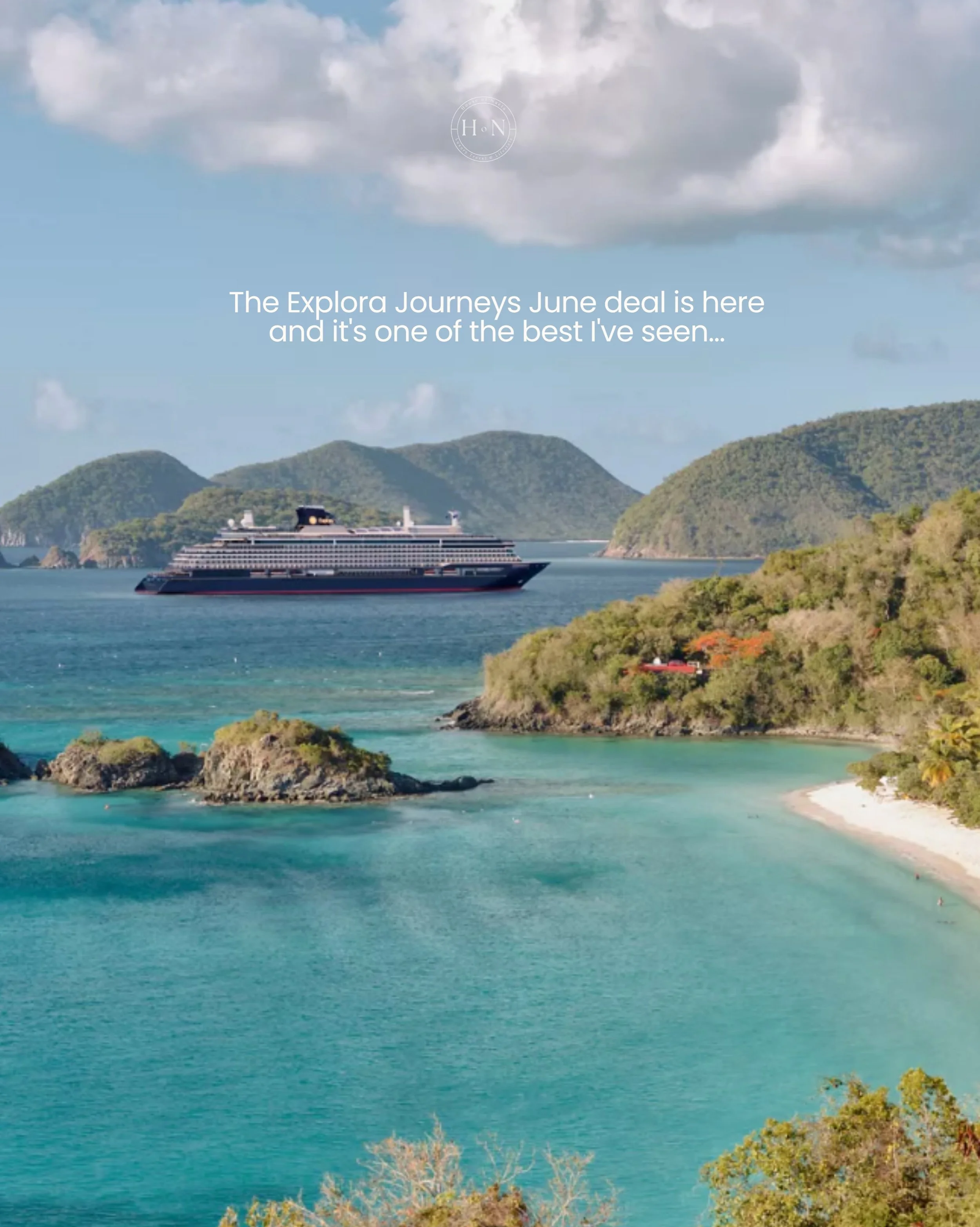 Explora Journeys June special, especially for my clients ✨ If you&rsquo;ve been thinking of taking a cruise, now&rsquo;s the time with this very special deal! DM for more information and bookings 💌 #explorajourneys #luxurycruises #junedeal