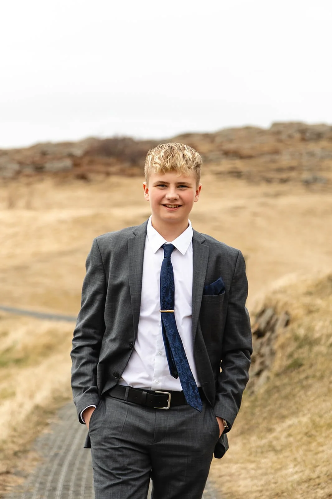 Fermingarmyndataka í Englendingavík í Borgarnesi