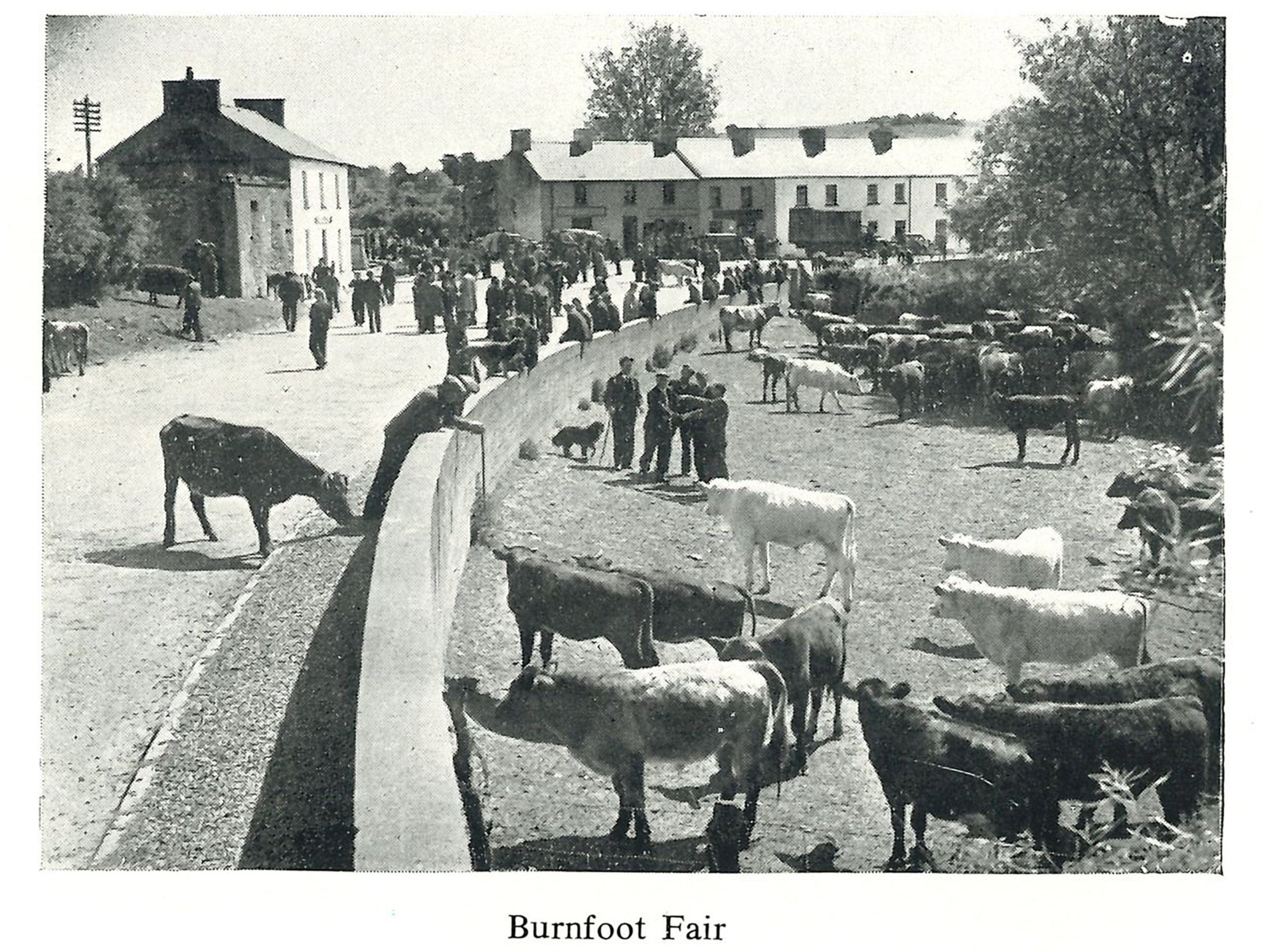 Market day, Burnfoot, circa 1930s