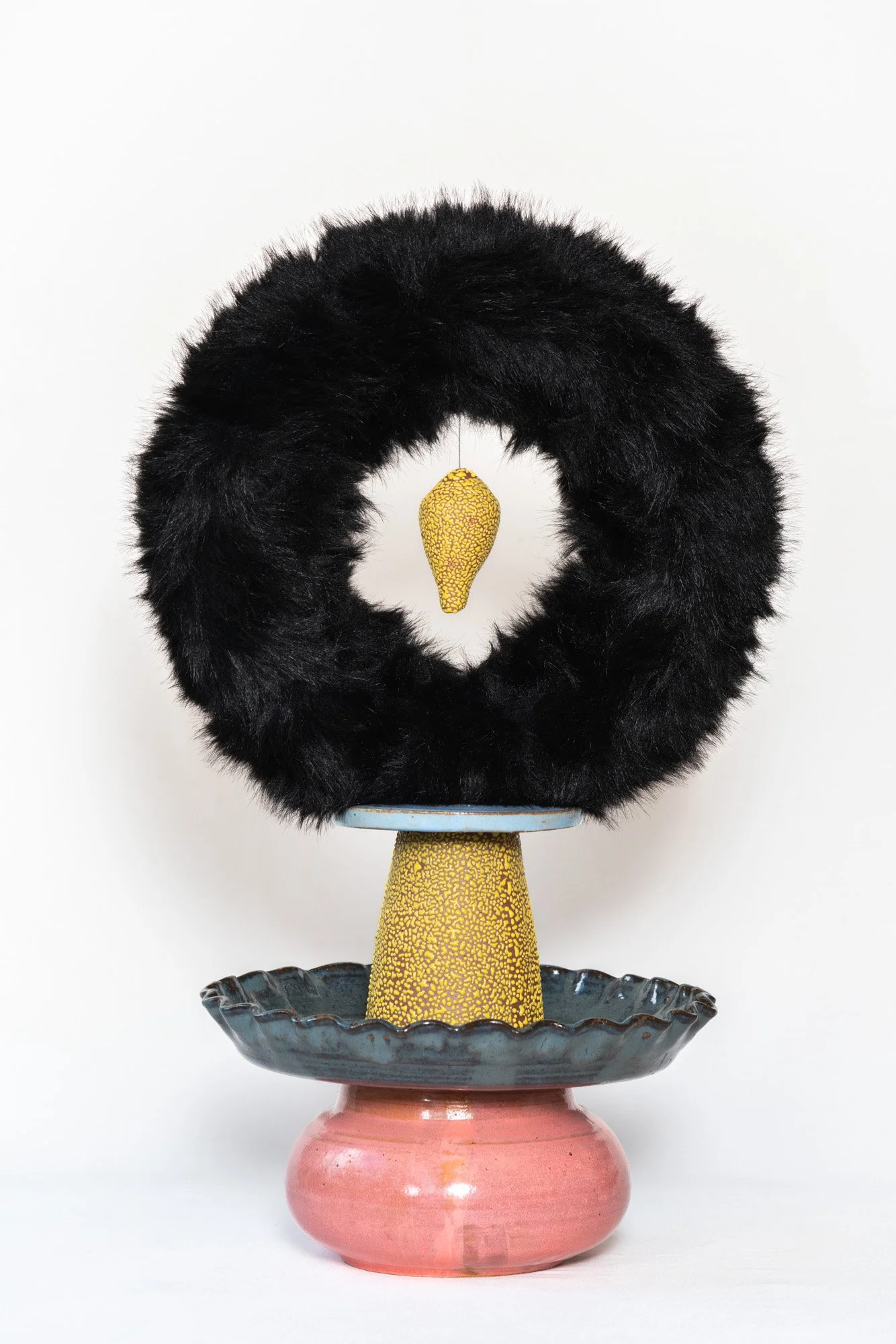 Archive of a Territory in
Motion 1, 2026
Ceramic, high-fired glazes,
modular construction
h: 55 cm x d:22 cm
h: 22 in x d: 9 in