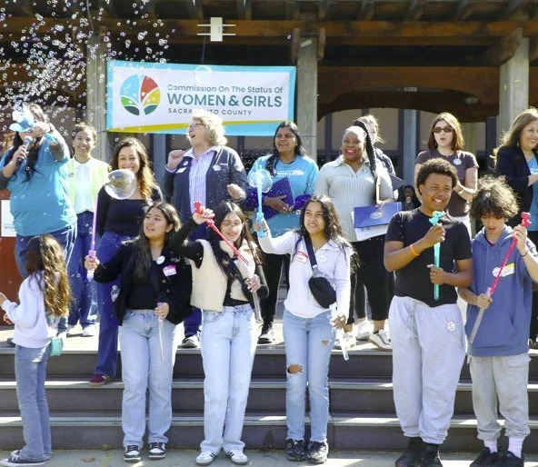 Main stage programming at the Sacramento Women and Girls Festival community celebration.