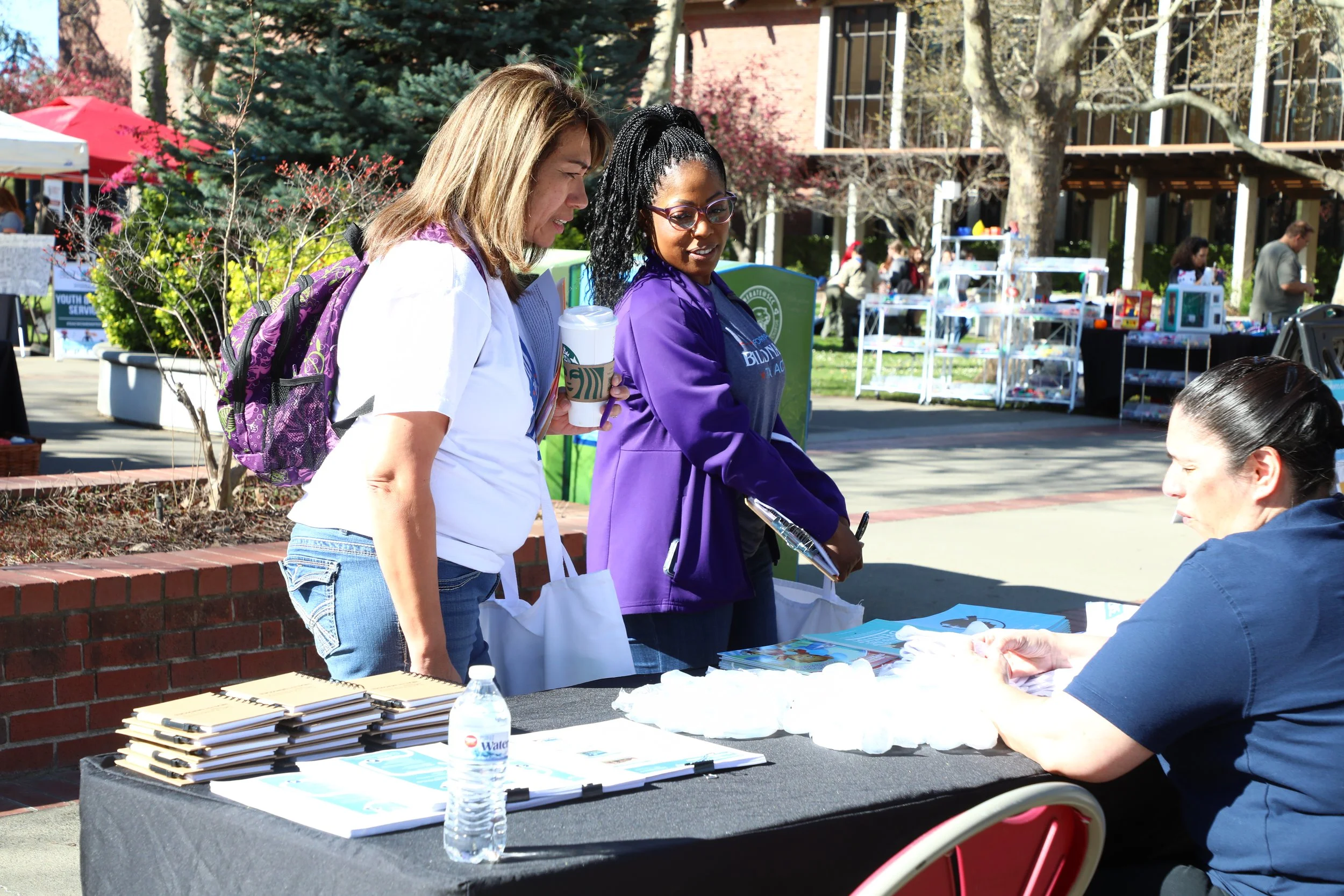 women-girls-festival-community-partners-sacramento Vendor tables.JPG