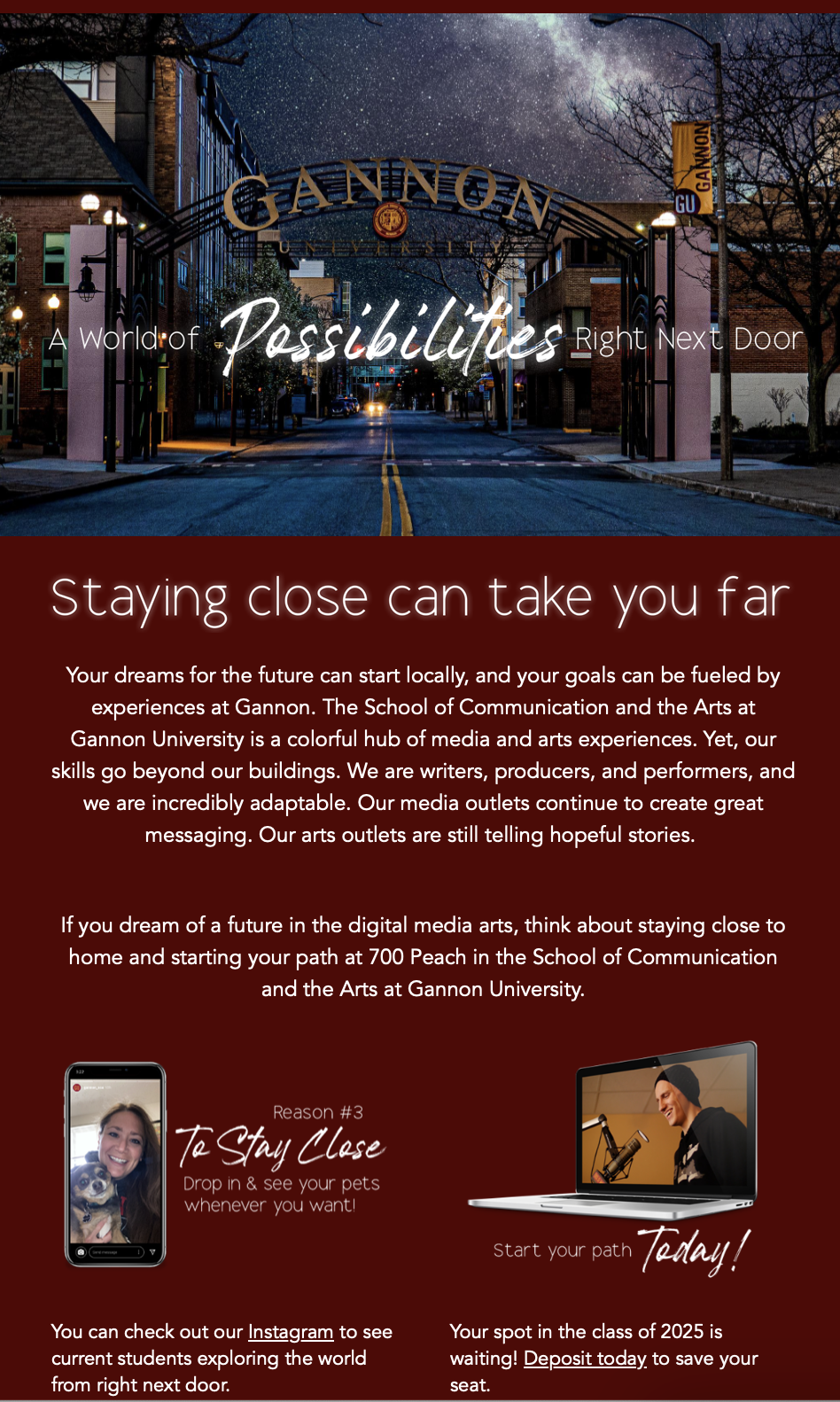Gannon Recruitment email campaign 04.png