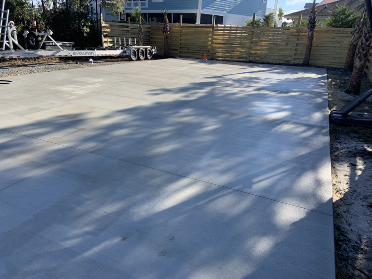 Carolina Beach, North Carolina pickleball court repair and resurface before